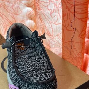 Volcom Black and Gray Women's Moccasins